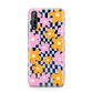 Retro Check Floral Huawei Enjoy 10s Phone Case