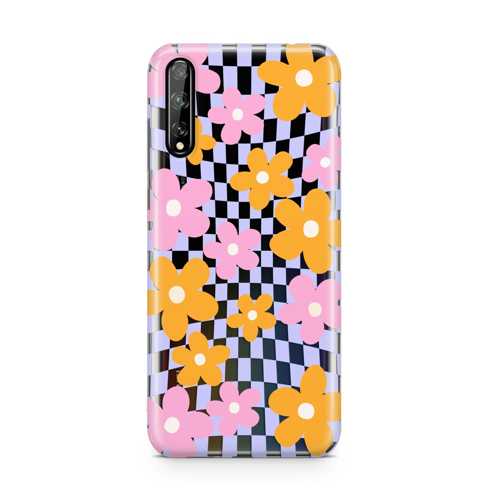 Retro Check Floral Huawei Enjoy 10s Phone Case