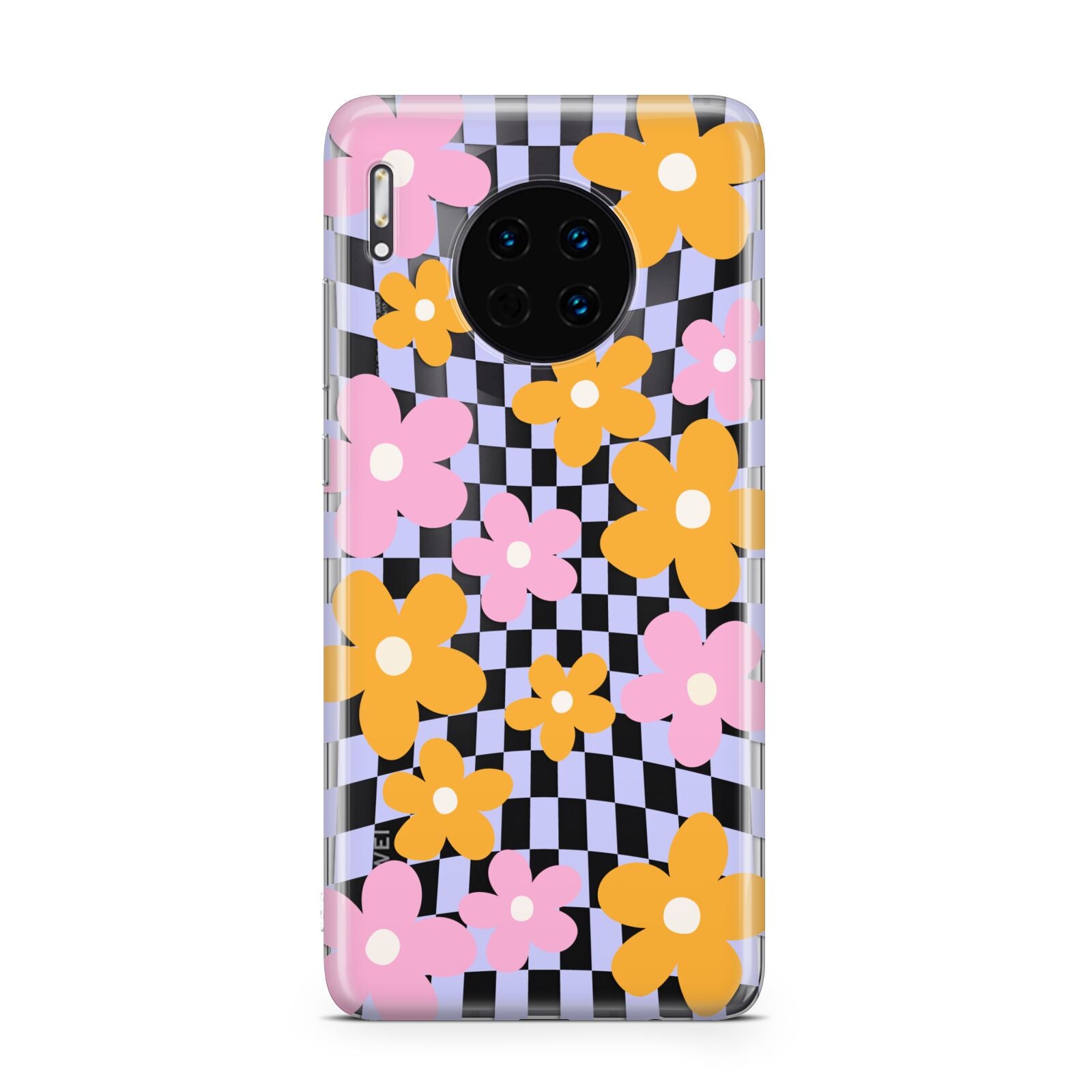 Retro Check Floral Huawei Mate 30