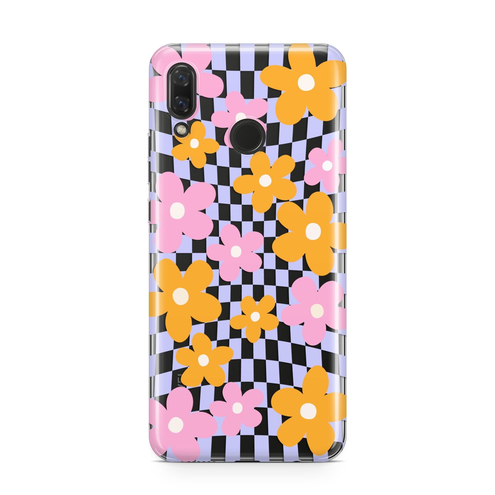 Retro Check Floral Huawei Nova 3 Phone Case