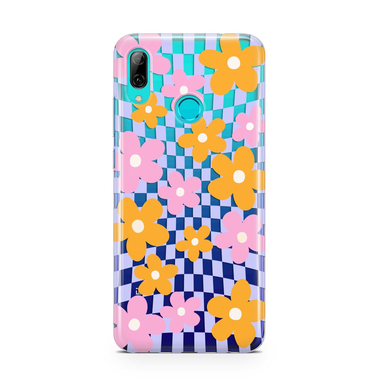 Retro Check Floral Huawei P Smart 2019 Case