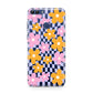 Retro Check Floral Huawei P Smart Case