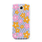 Retro Check Floral Samsung Galaxy S4 Mini Case