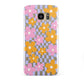 Retro Check Floral Samsung Galaxy S7 Edge Case
