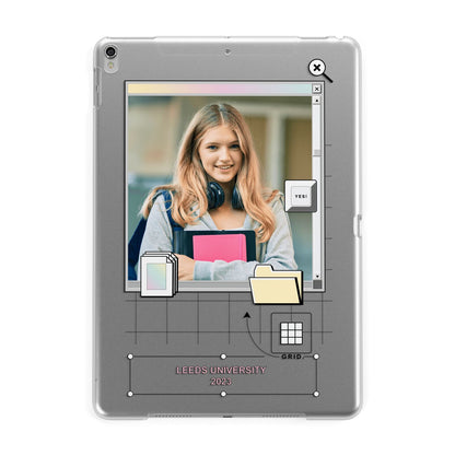 Retro Computer Photo Apple iPad Silver Case