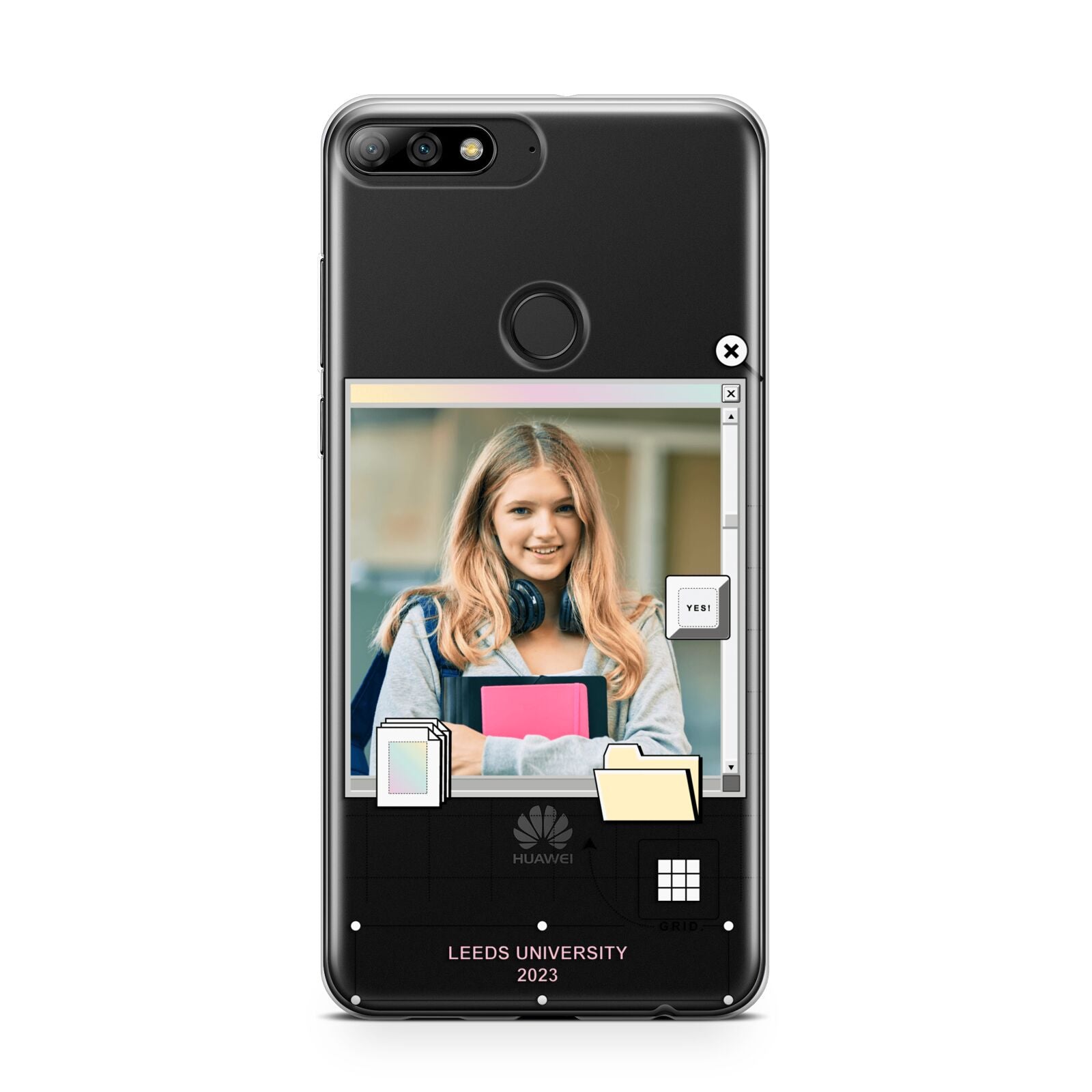 Retro Computer Photo Huawei Y7 2018