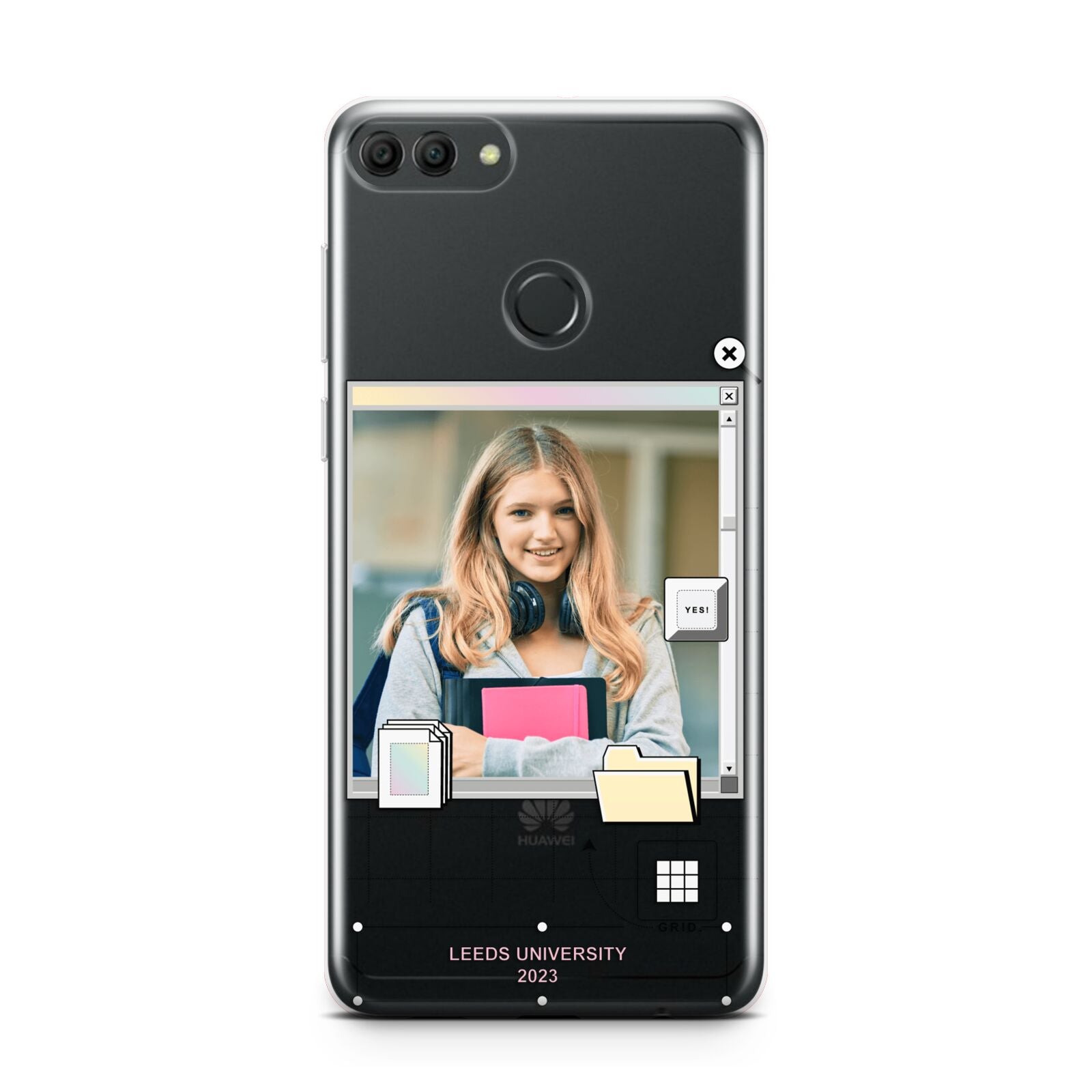 Retro Computer Photo Huawei Y9 2018