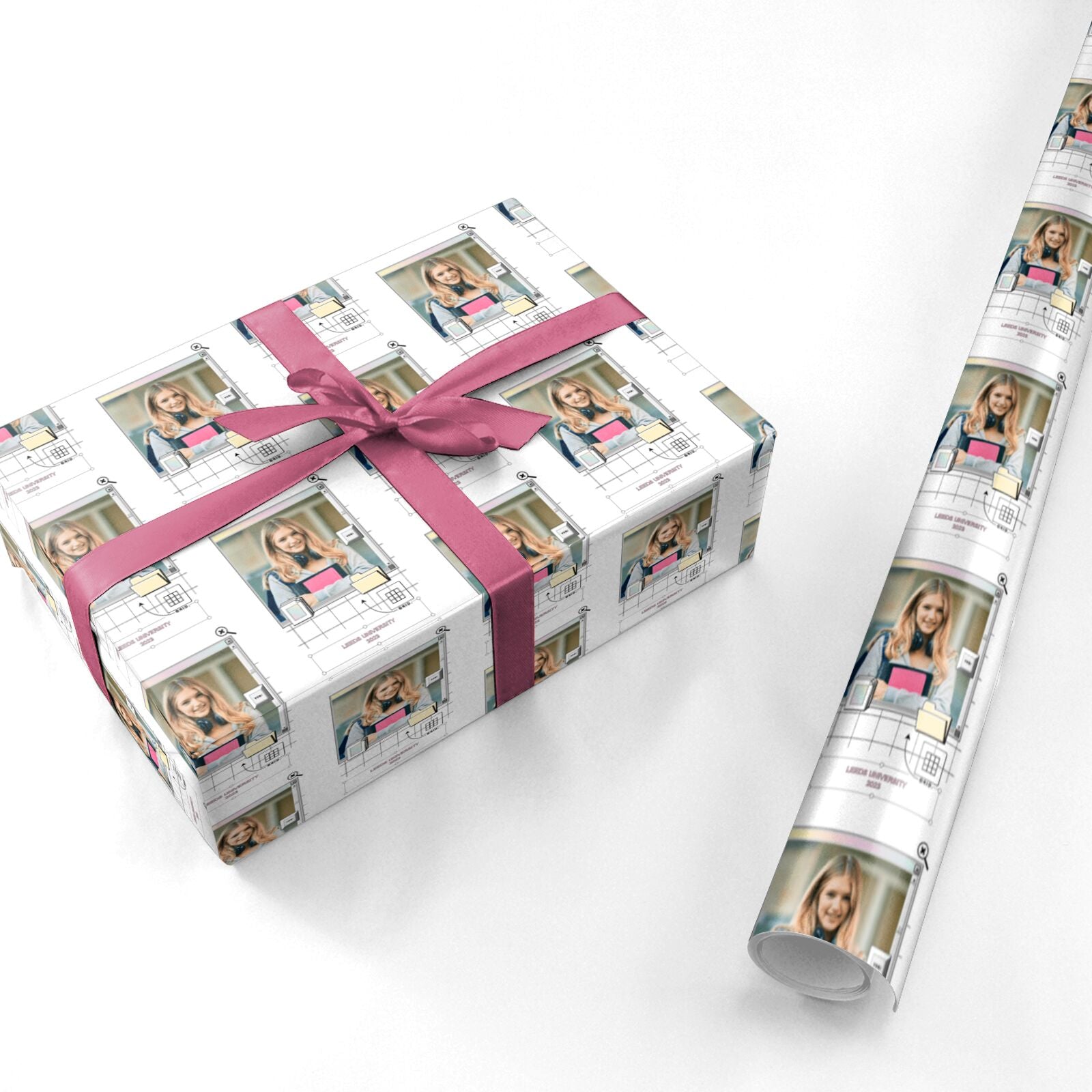 Retro Computer Photo Personalised Wrapping Paper