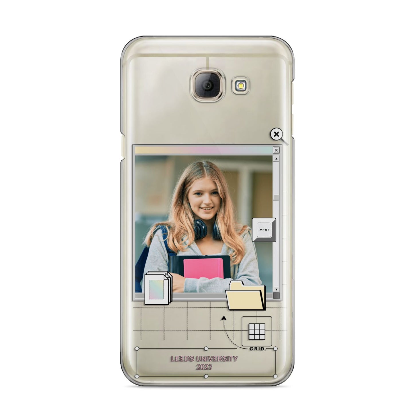 Retro Computer Photo Samsung Galaxy A8 2016 Case