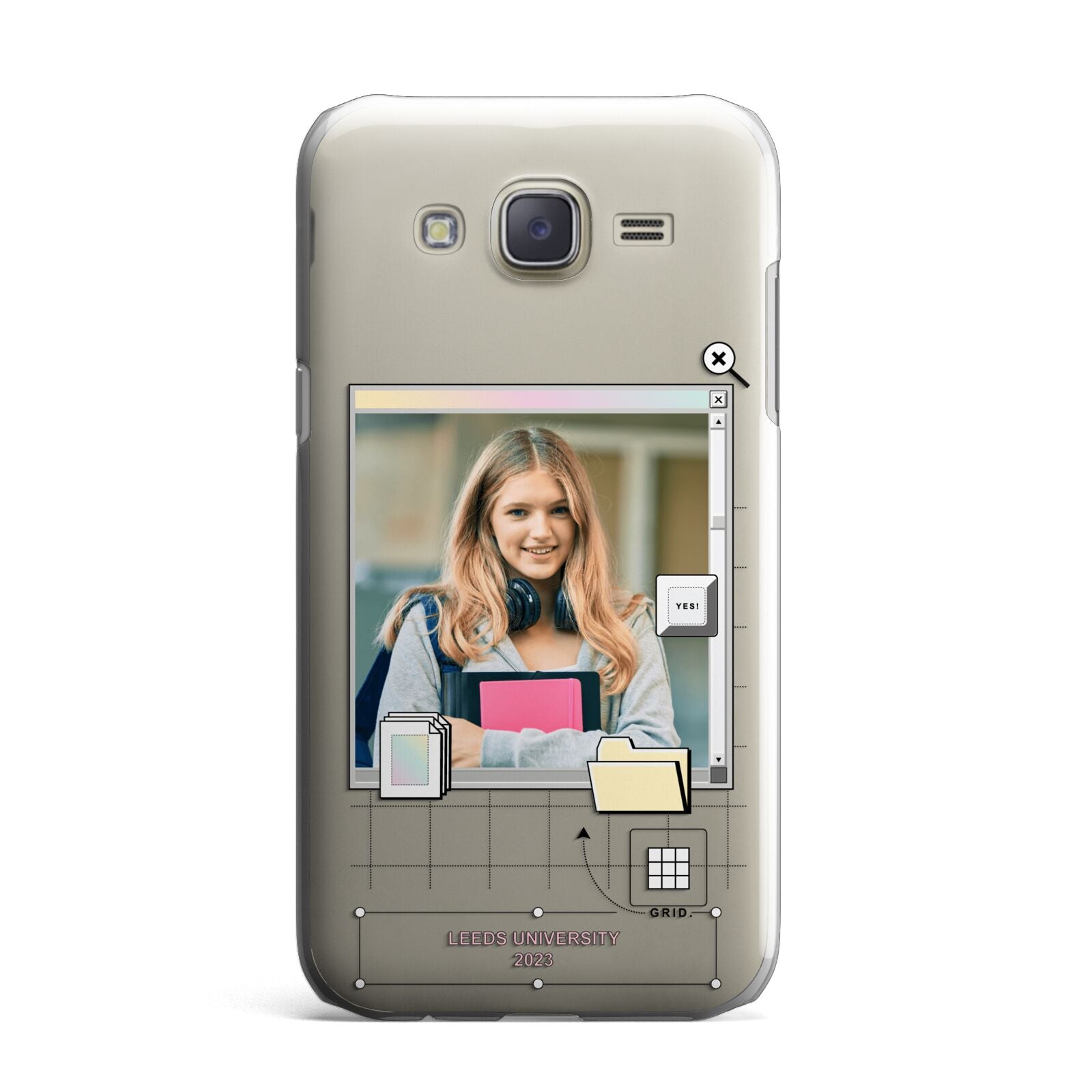 Retro Computer Photo Samsung Galaxy J7 Case