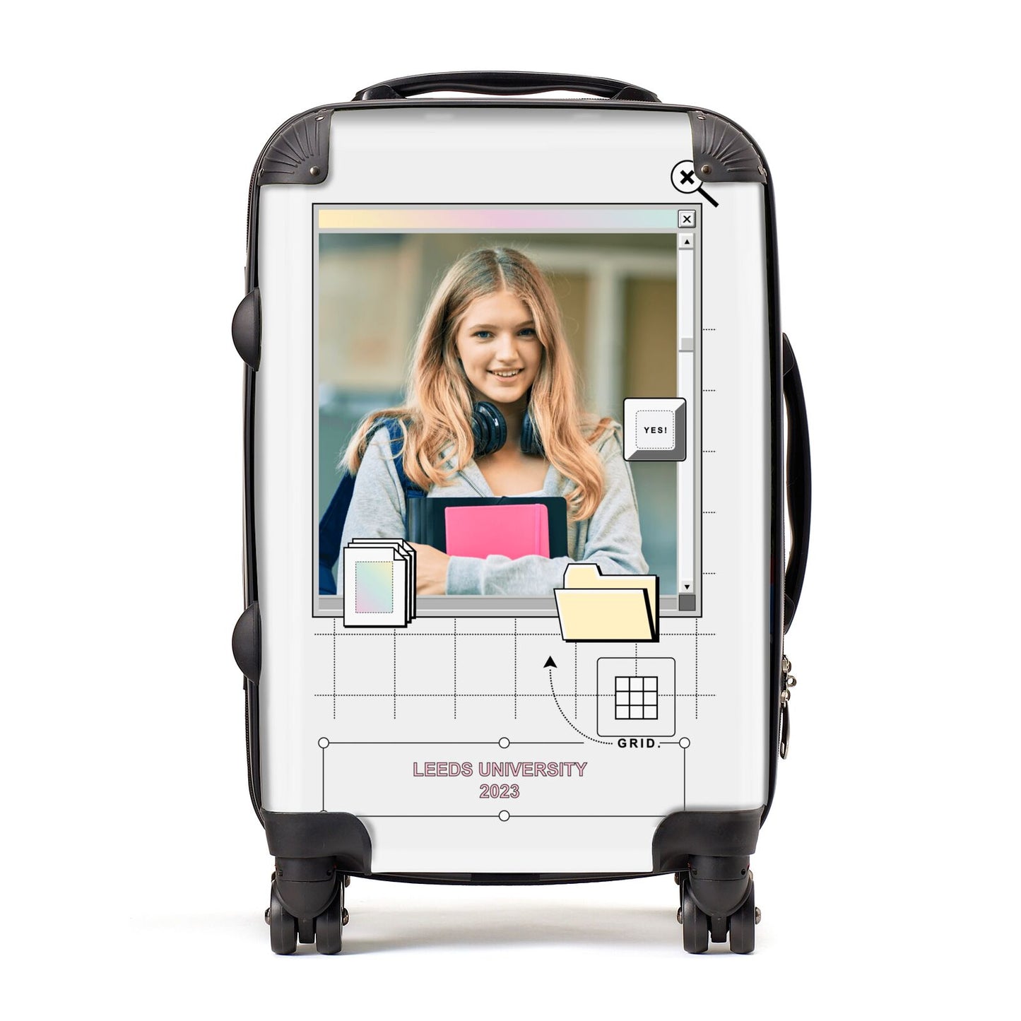 Retro Computer Photo Suitcase