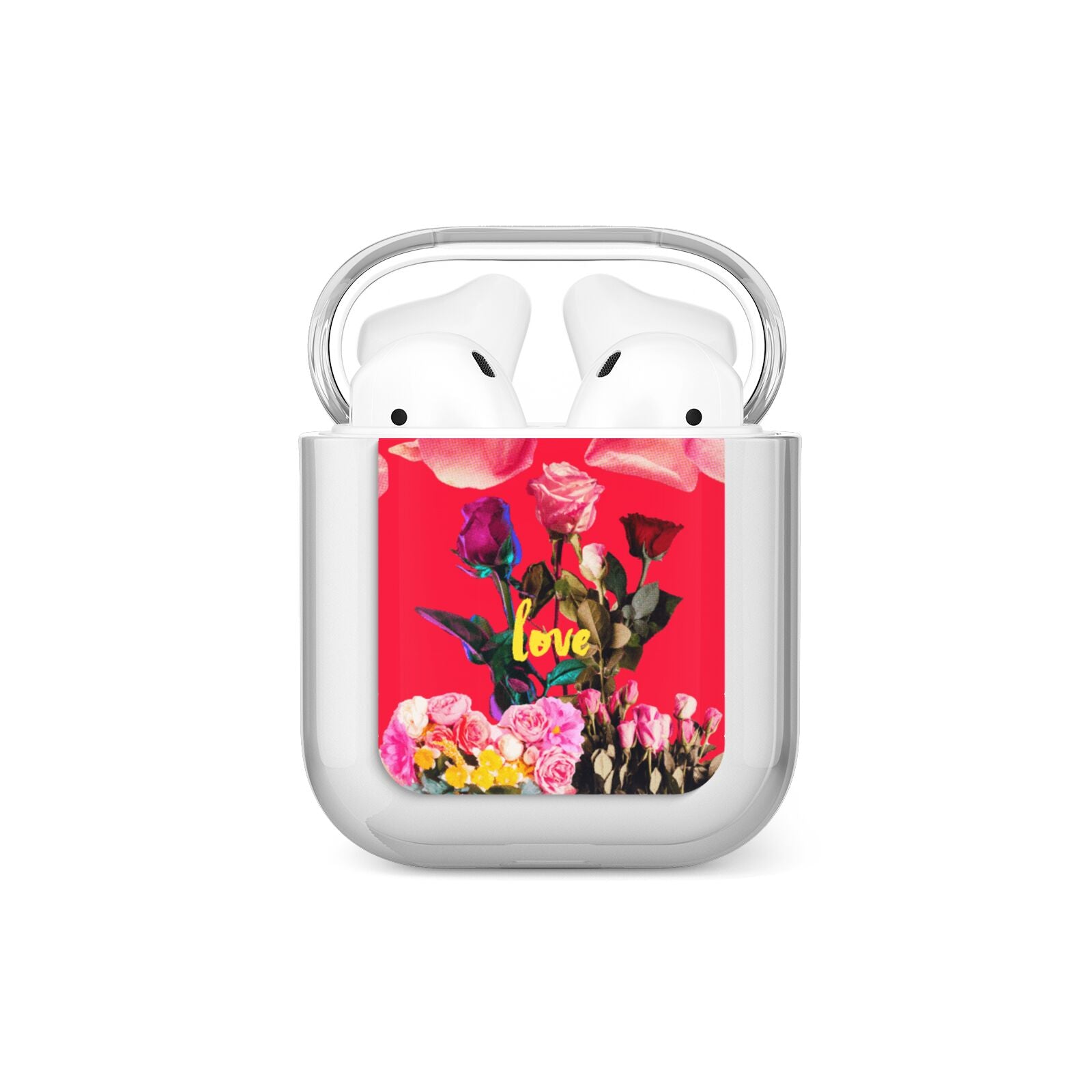 Retro Floral Valentine AirPods Case