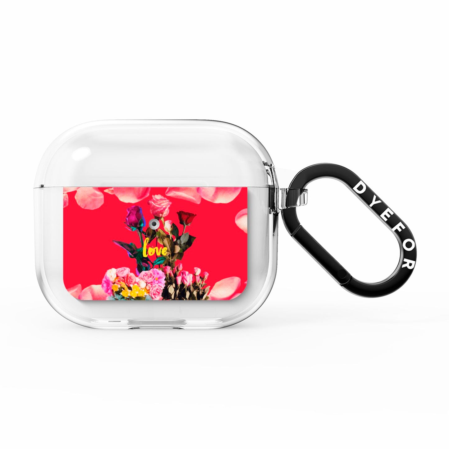 Retro Floral Valentine AirPods Clear Case 3rd Gen