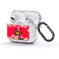 Retro Floral Valentine AirPods Glitter Case 3rd Gen Side Image
