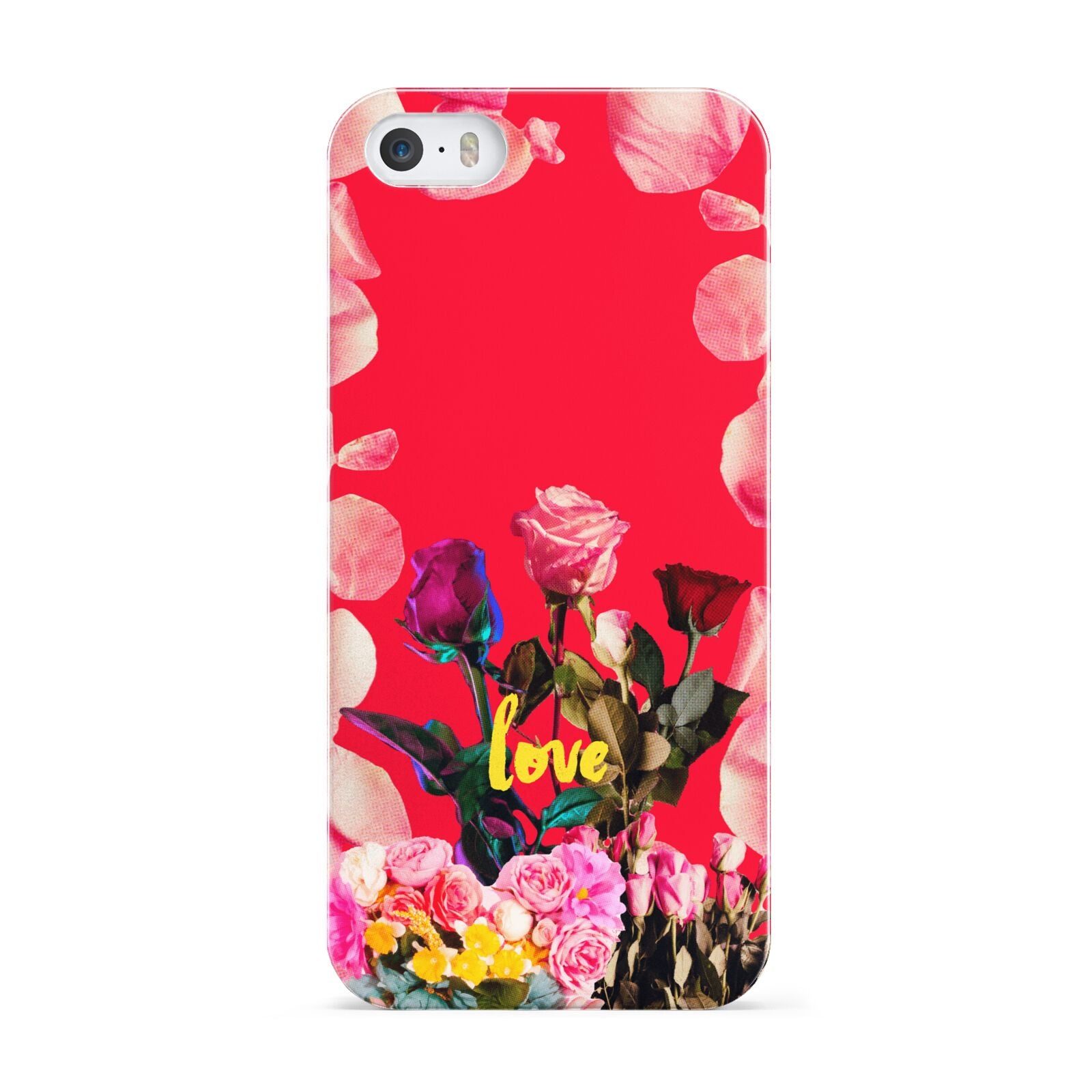 Retro Floral Valentine Apple iPhone 5 Case