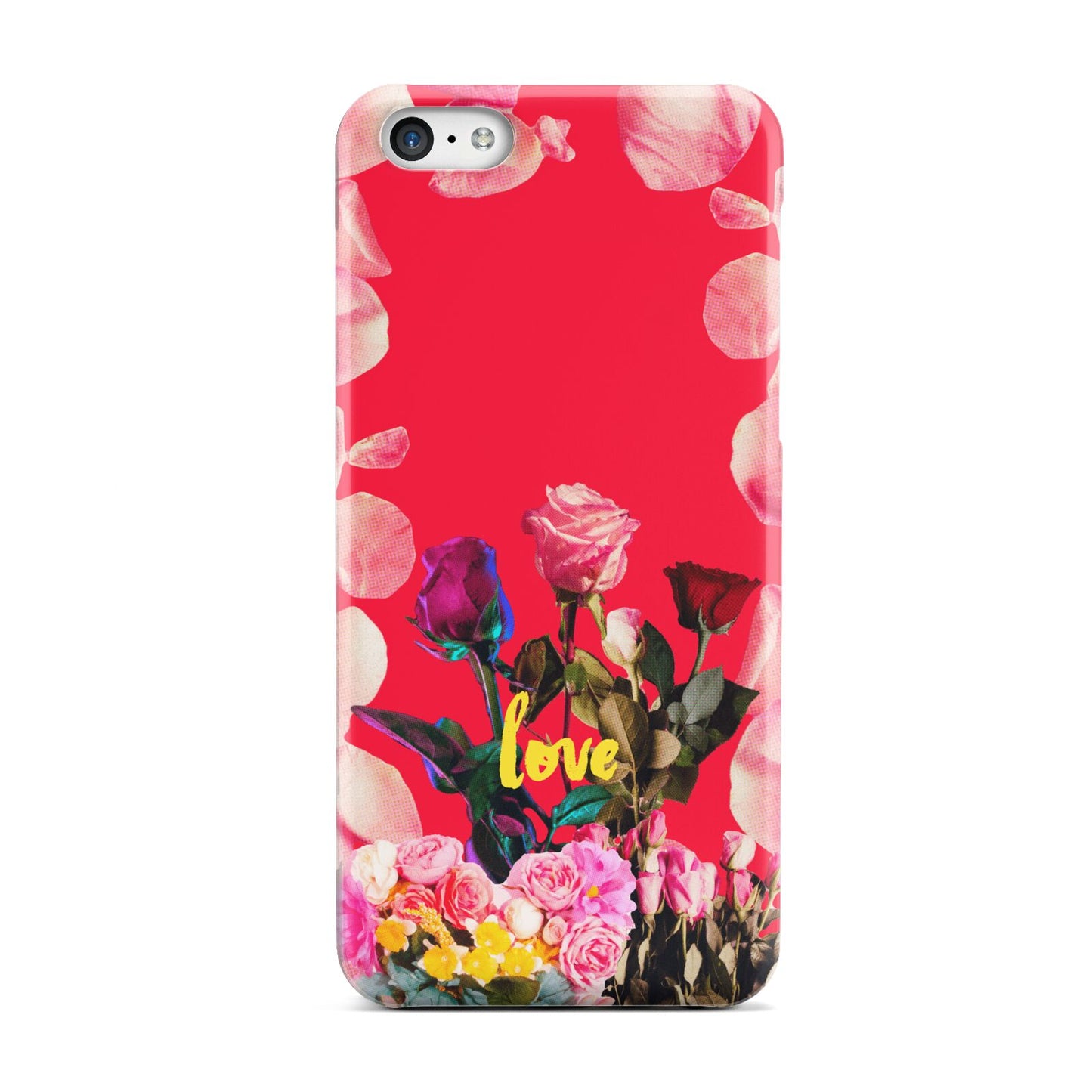Retro Floral Valentine Apple iPhone 5c Case