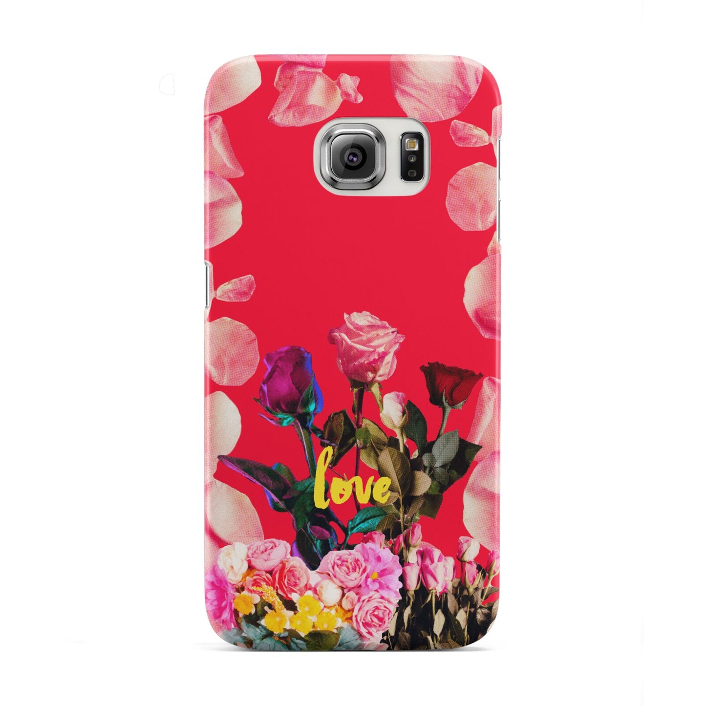 Retro Floral Valentine Samsung Galaxy S6 Edge Case
