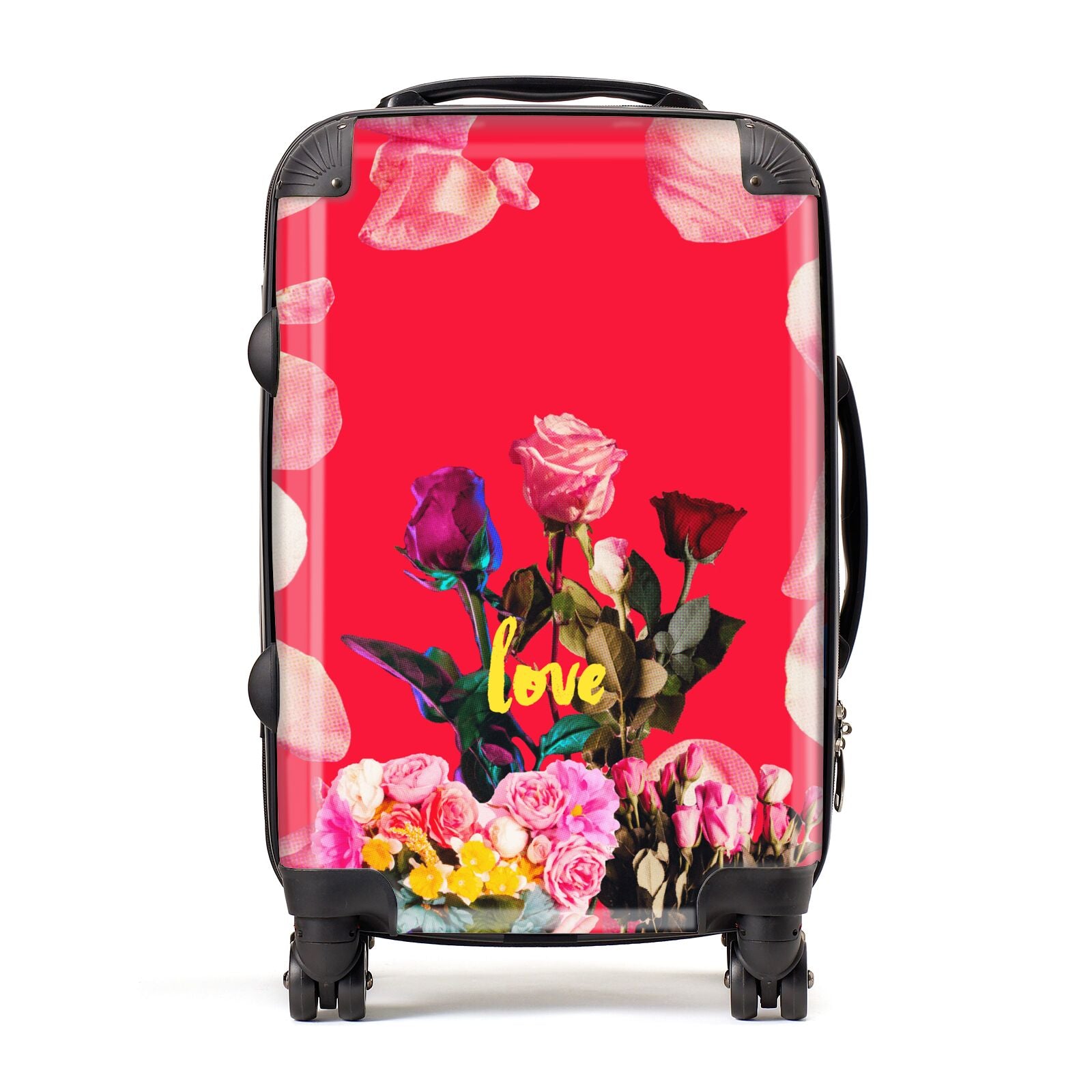 Retro Floral Valentine Suitcase