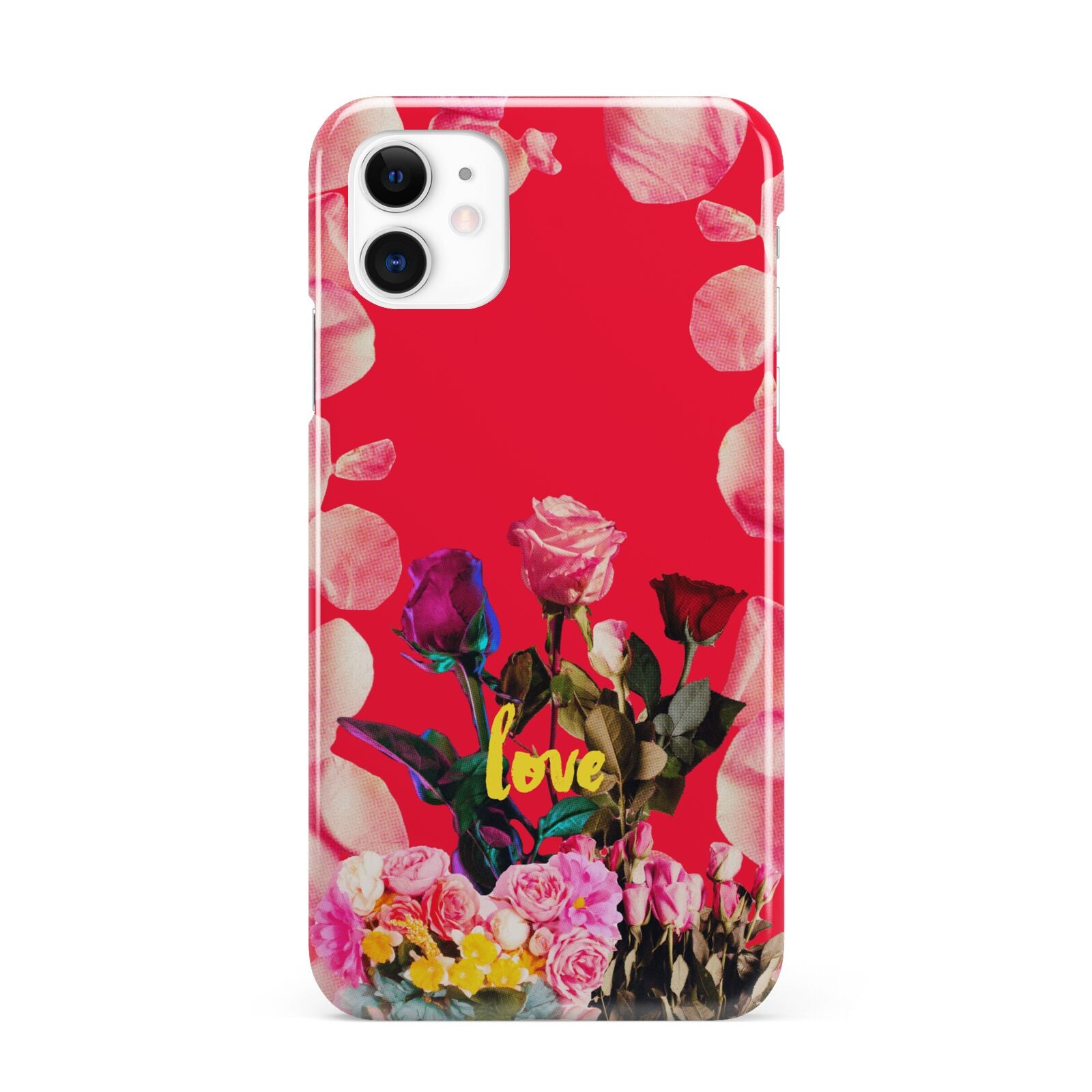 Retro Floral Valentine iPhone 11 3D Snap Case