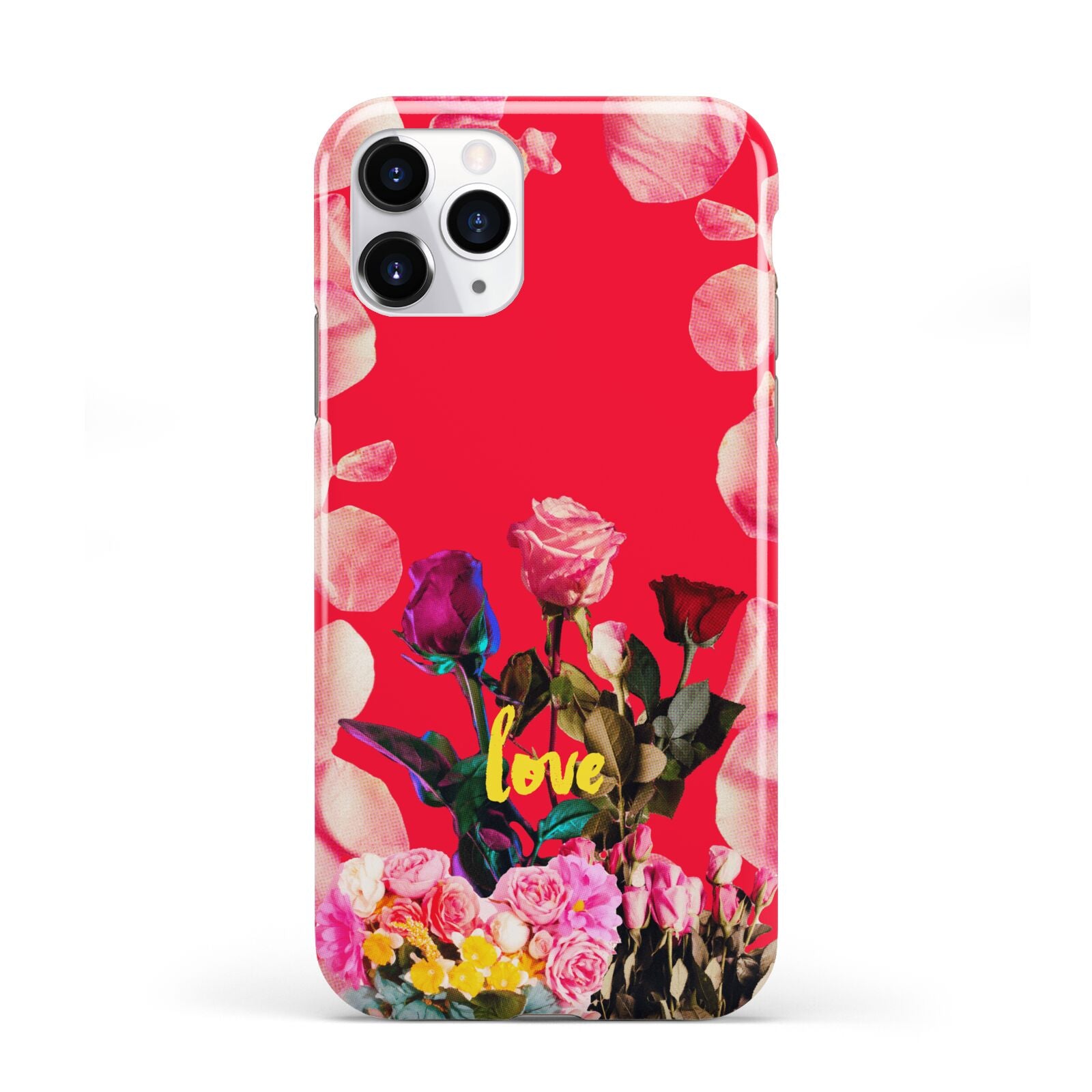 Retro Floral Valentine iPhone 11 Pro 3D Tough Case