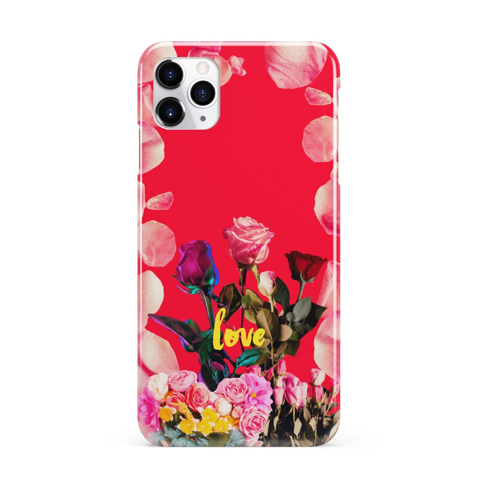 Retro Floral Valentine iPhone 11 Pro Max 3D Snap Case