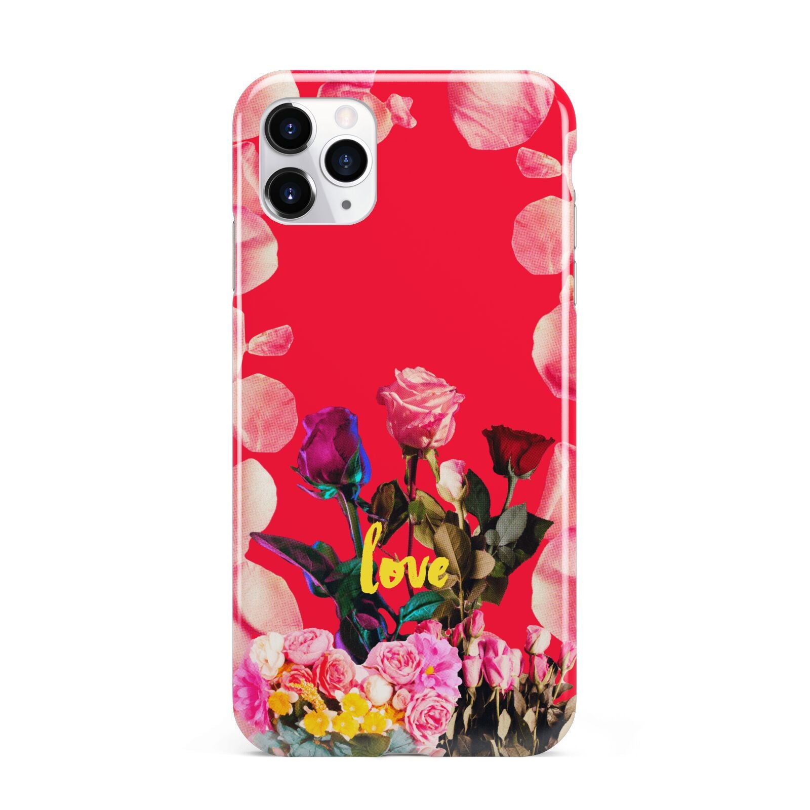 Retro Floral Valentine iPhone 11 Pro Max 3D Tough Case