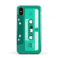 Retro Green Tape Apple iPhone XS 3D Tough