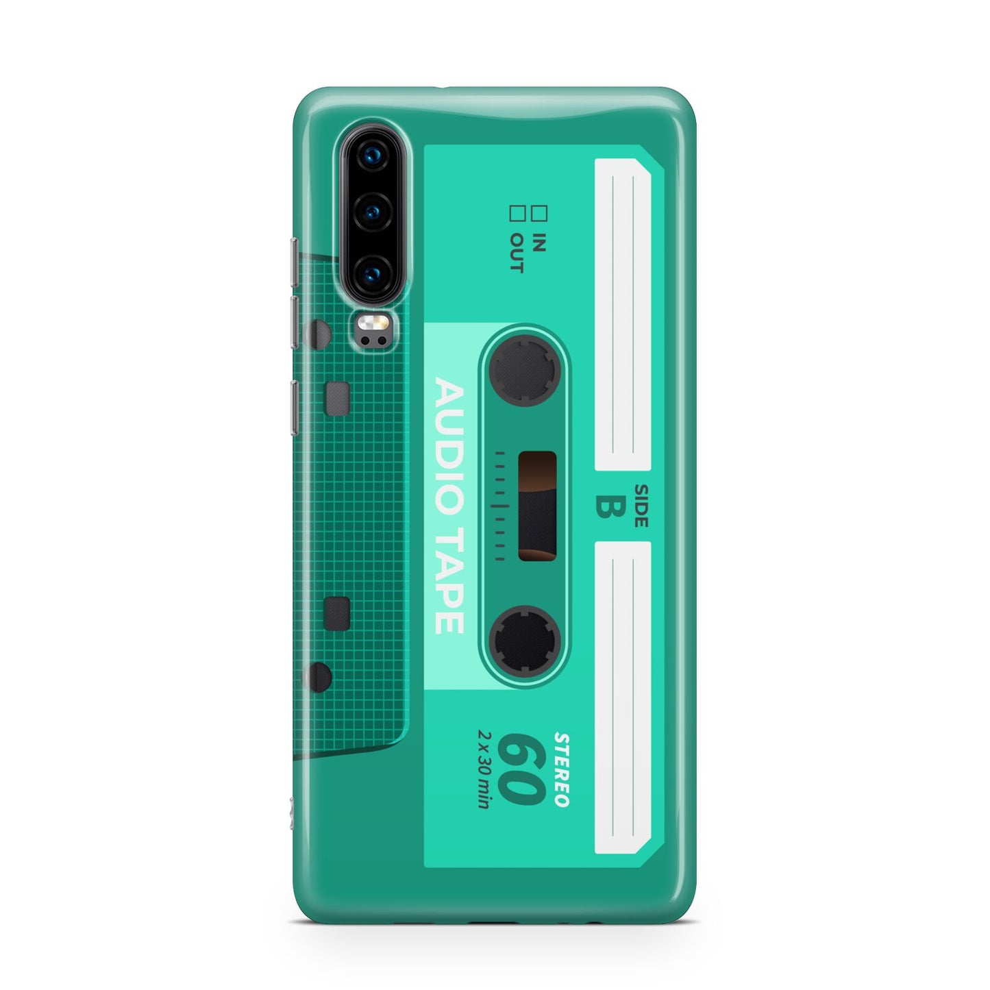 Retro Green Tape Huawei P30 Phone Case