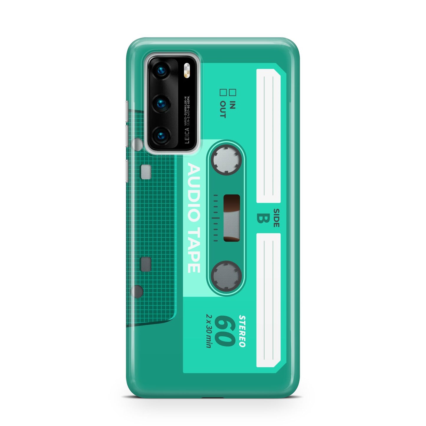 Retro Green Tape Huawei P40 Phone Case