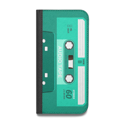 Retro Green Tape Vegan Leather Flip Samsung Case
