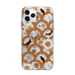 Retro Halloween Apple iPhone 11 Pro in Silver with Bumper Case