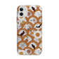 Retro Halloween Apple iPhone 11 in White with Bumper Case