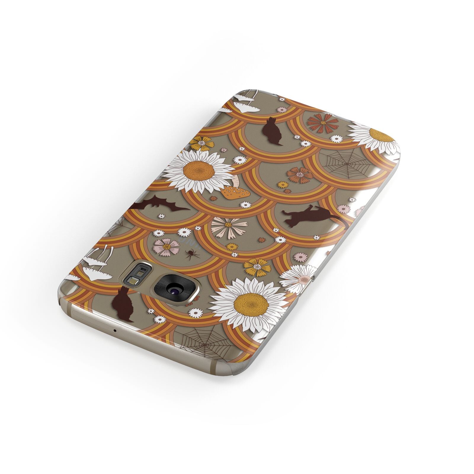 Retro Halloween Samsung Galaxy Case Front Close Up