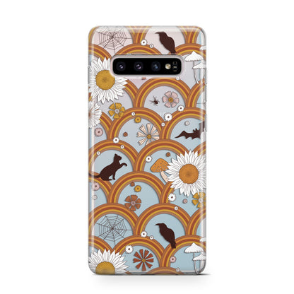 Retro Halloween Samsung Galaxy S10 Case