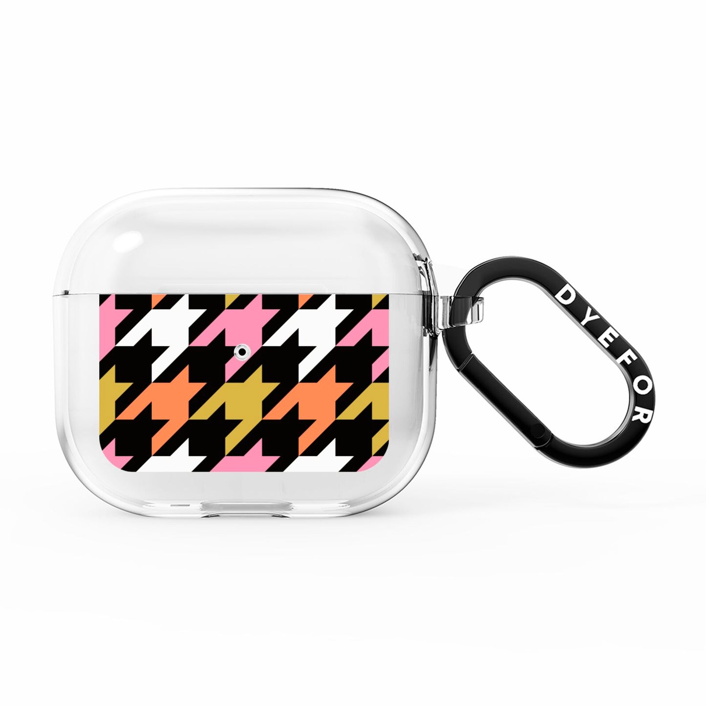 Retro Houndstooth AirPods Clear Case 3rd Gen