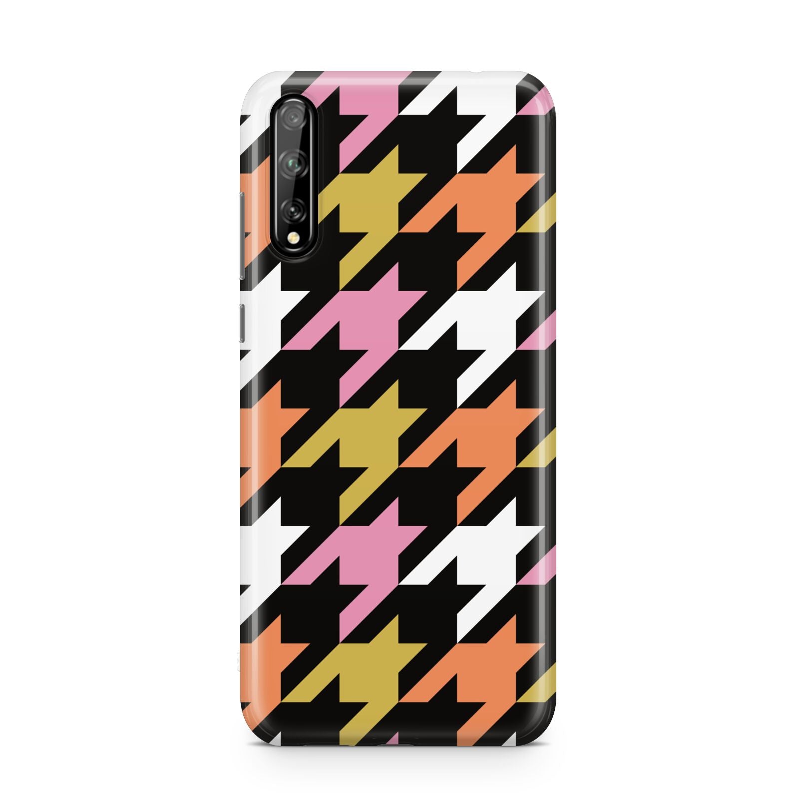Retro Houndstooth Huawei Enjoy 10s Phone Case