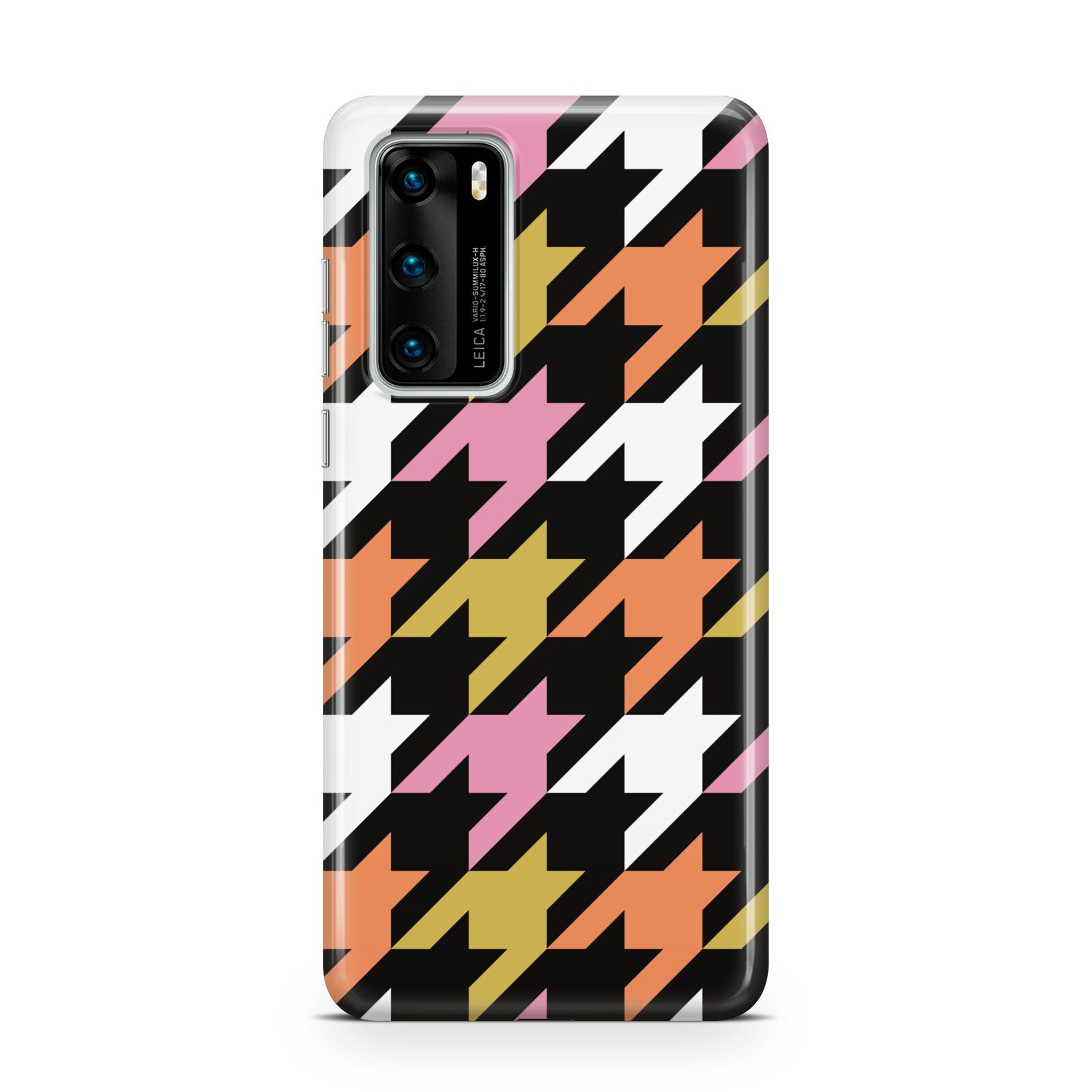 Retro Houndstooth Huawei P40 Phone Case