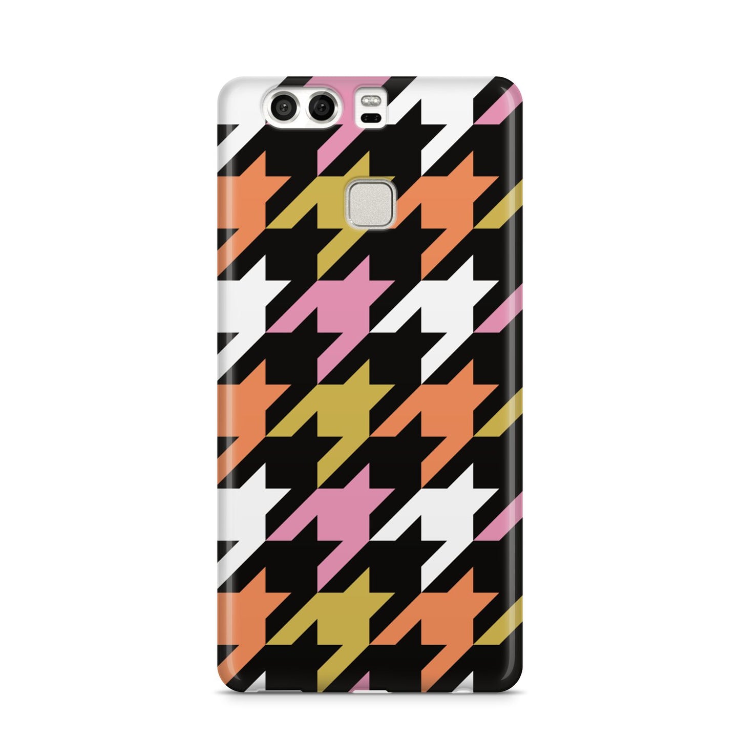 Retro Houndstooth Huawei P9 Case