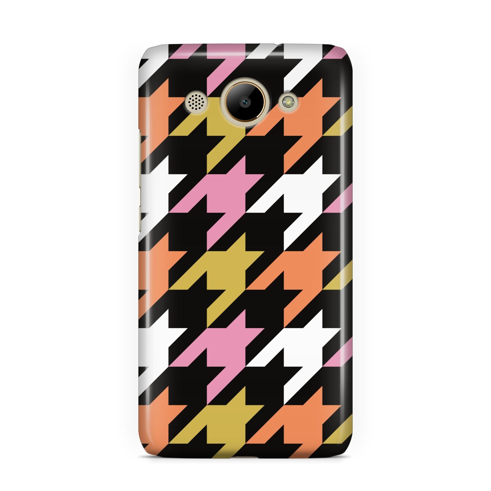 Retro Houndstooth Huawei Y3 2017