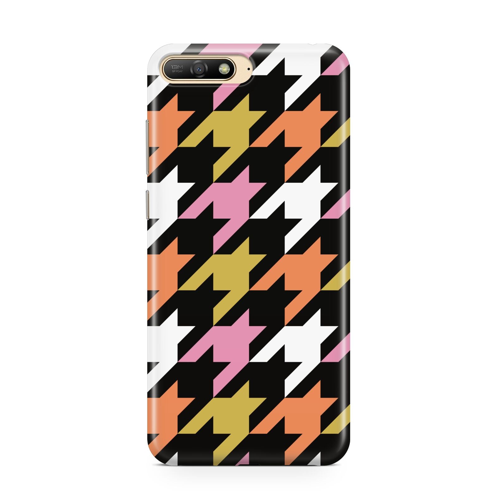 Retro Houndstooth Huawei Y6 2018