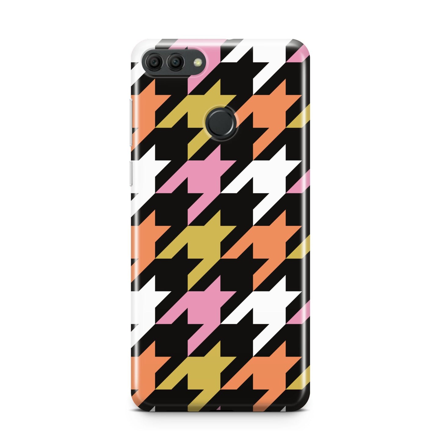 Retro Houndstooth Huawei Y9 2018