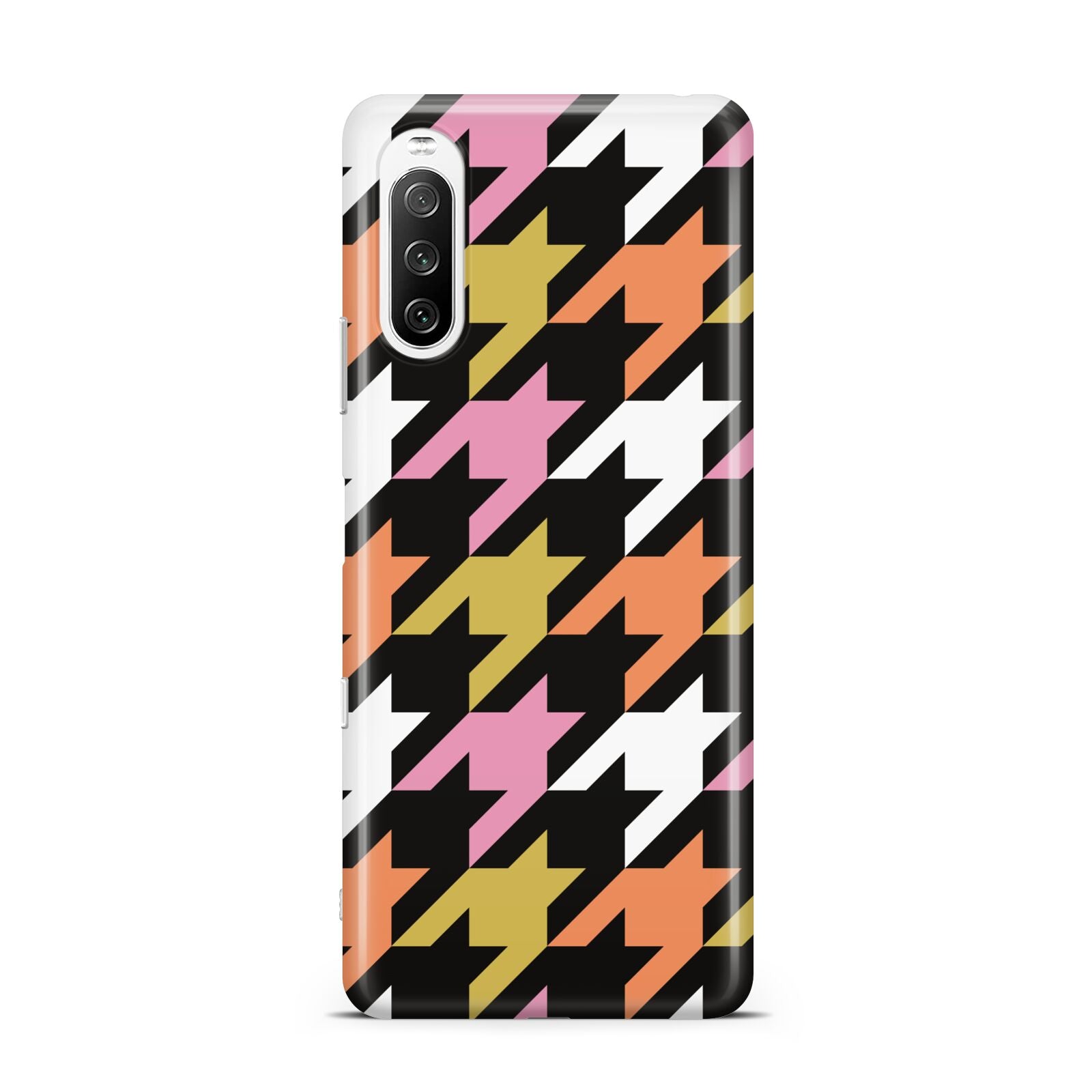 Retro Houndstooth Sony Xperia 10 III Case