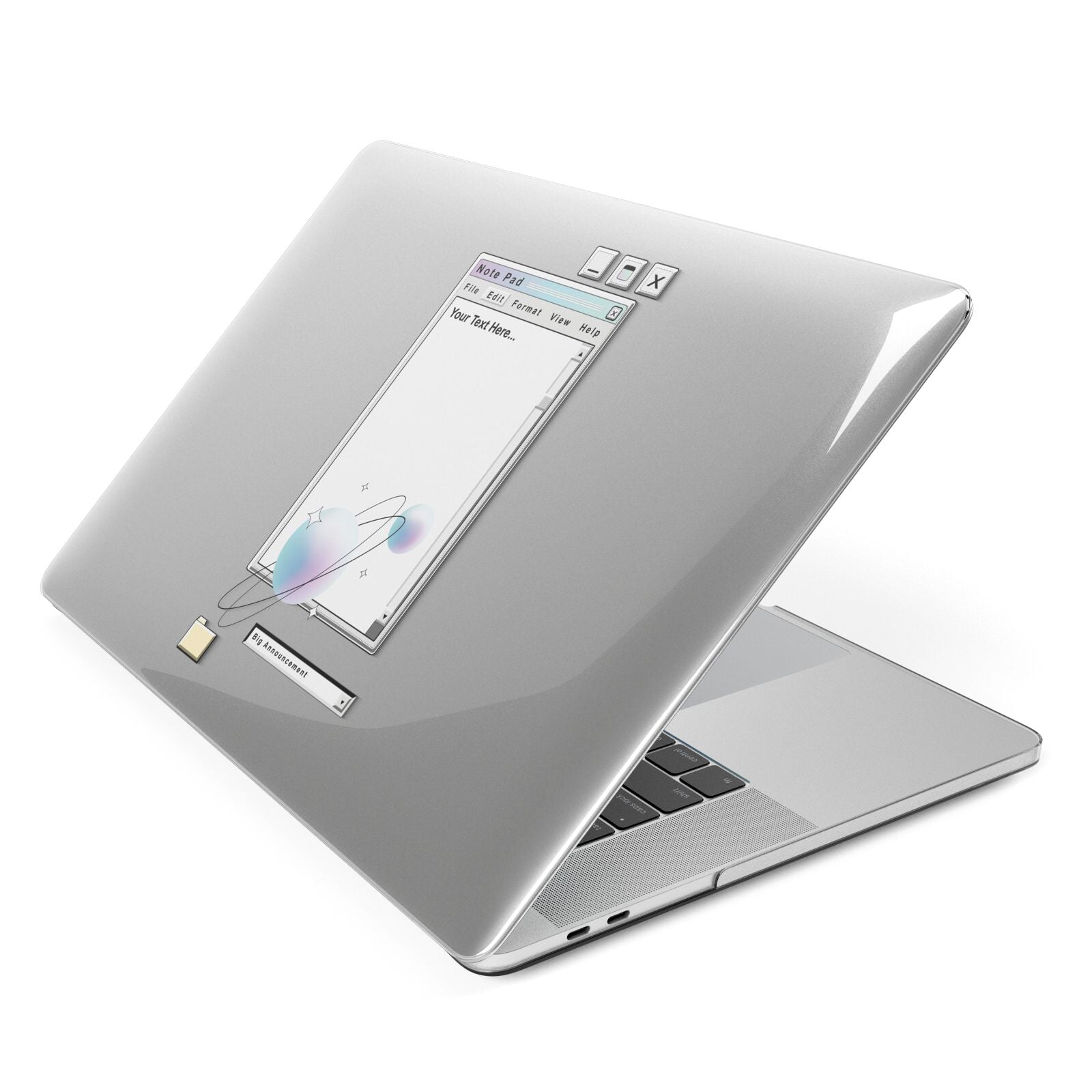 Retro Note Pad Macbook Case - Main Image