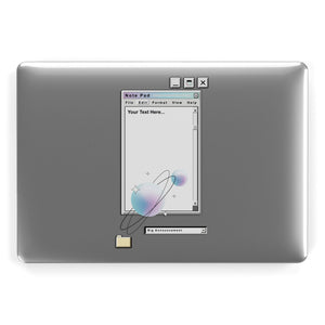 Retro -Note Pad MacBook -Hülle