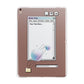 Retro Note Pad Apple iPad Rose Gold Case