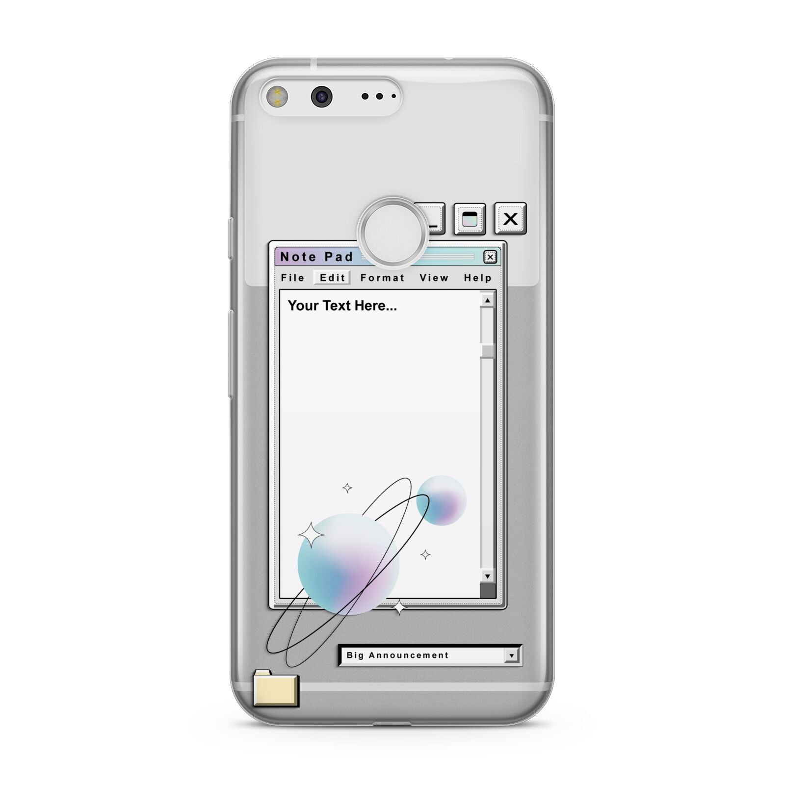 Retro Note Pad Google Pixel Case