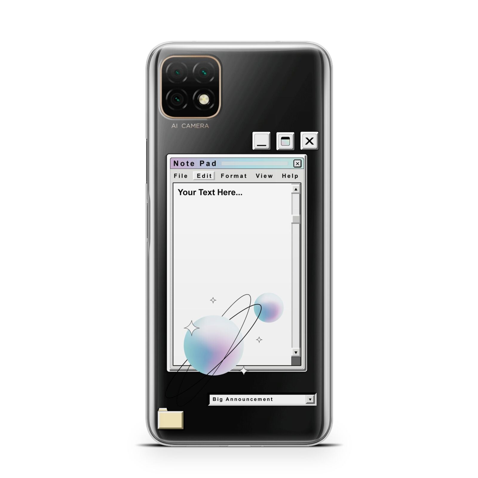 Retro Note Pad Huawei Enjoy 20 Phone Case