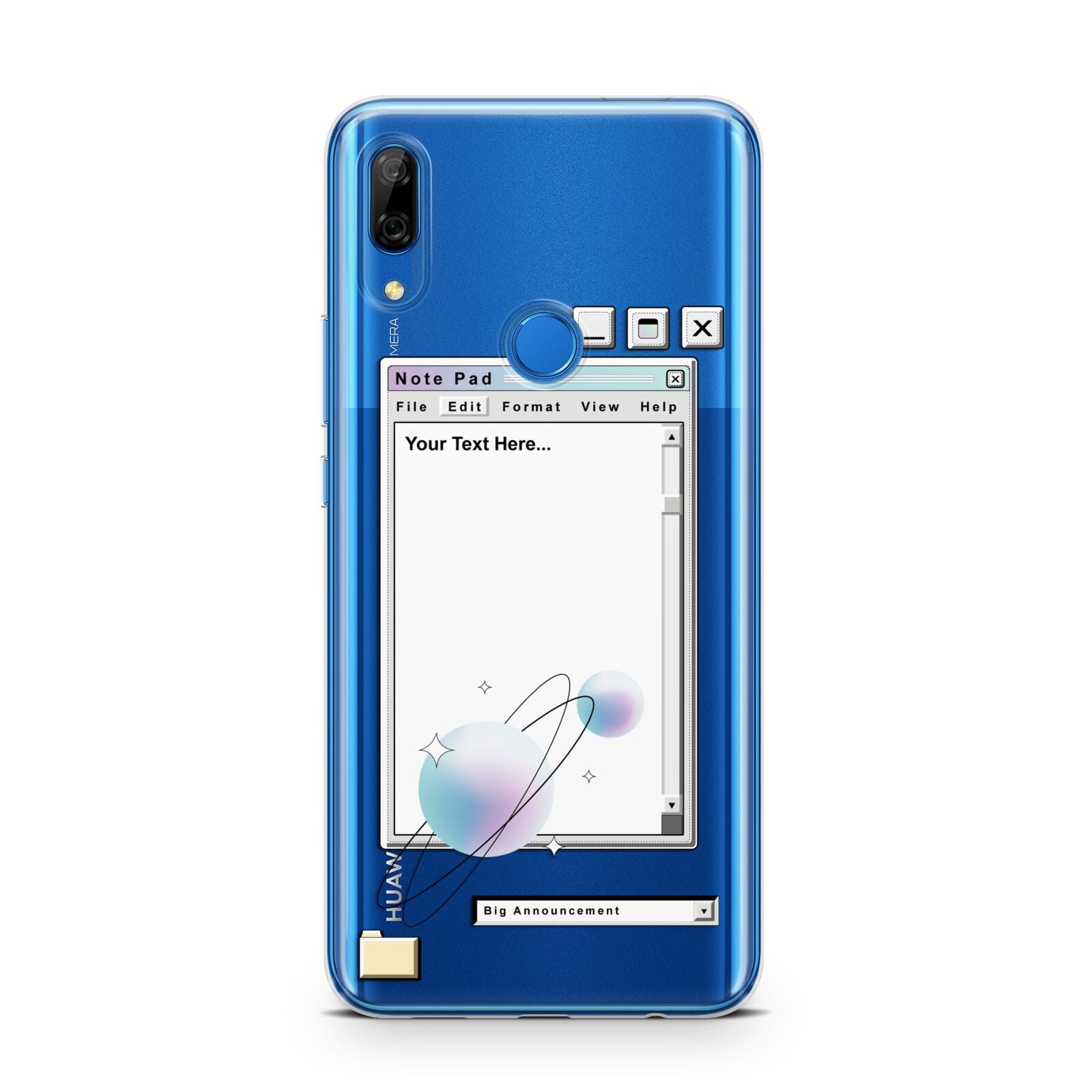 Retro Note Pad Huawei P Smart Z