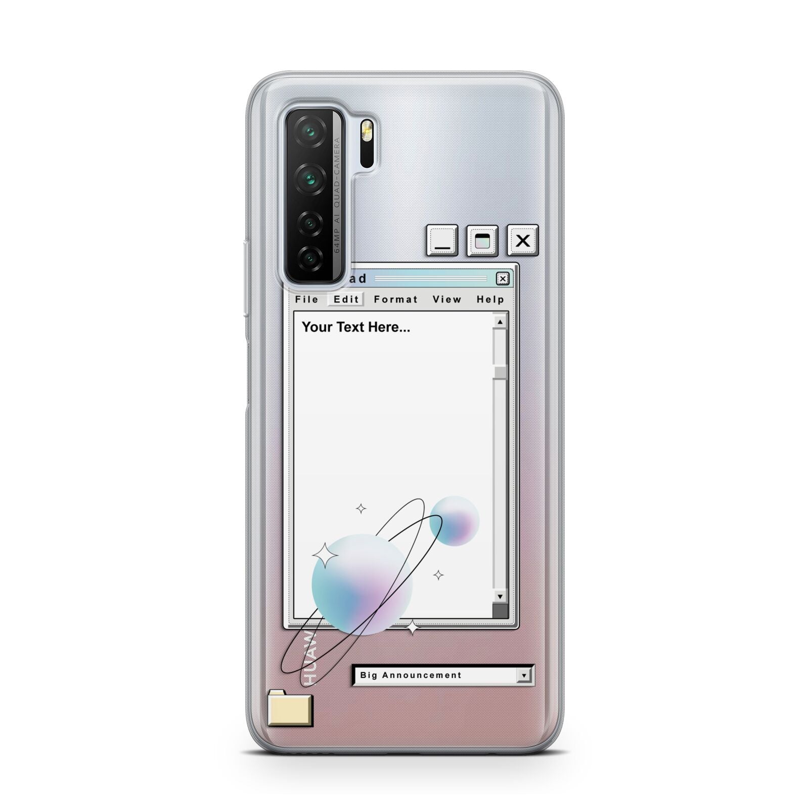 Retro Note Pad Huawei P40 Lite 5G Phone Case