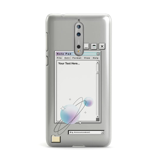 Retro Note Pad Nokia Case